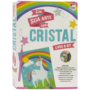 Livro & Kit Mania do Cristal Unicórnio Happy Books