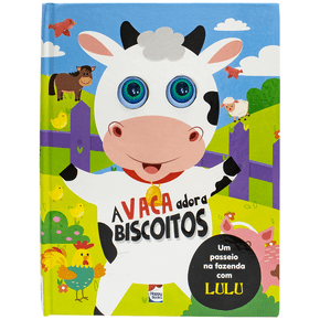 Livro Olhinhos Esbugalhados! A Vaca Adora Biscoitos Happy Books