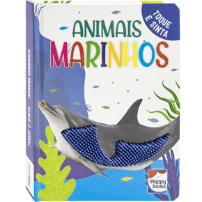 Livro Toque e Sinta II Animais Marinhos Happy Books