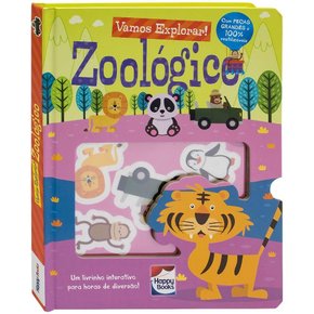 Livro Vamos Explorar Zoológico Happy Books