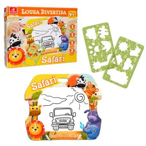 Lousa Divertida Safari Brincadeira de Criança