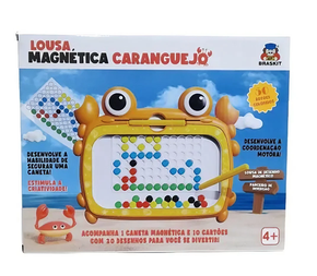 Lousa Magnética Infantil Caranguejo Laranja Braskit