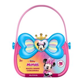 Maleta Bolsa Cabeleireira Minnie Disney Com Acessórios
