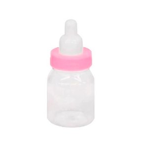 Mamadeira Com Tampa Rosa Bebê C/10 Unidades Mirandinha