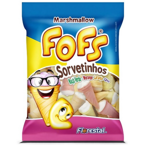Marshmallow Fofs Sorvetinho 160g Florestal