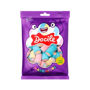 Marshmallow Twist Tubo Colorido 250g Docile Marshmallow Twist Tubo Colorido 250g Docile