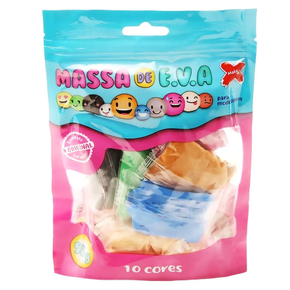 Massa De EVA C/10 Cores 50g Make+