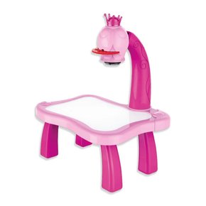 Mesa Infantil Projetora Play & Learn Rosa Multikids
