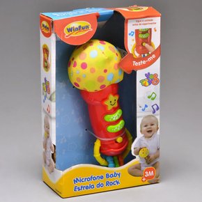 Microfone Baby Estrela Do Rock Winfun