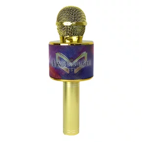 Microfone Infantil Bluetooth Dourado Cks Toys