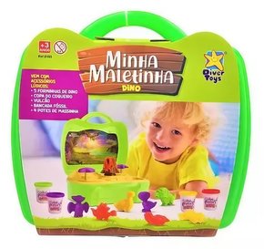 Minha Maletinha Dino Massinhas e Forminhas Divertoys