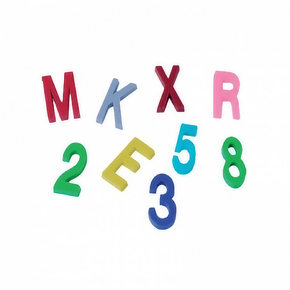 Mini Brinquedo Letras e Números C/20 Unidades New Party