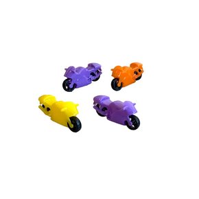 Mini Brinquedo Moto C/4 Unidades New Party