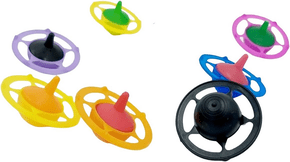 Mini Brinquedo Pião Estrela C/6 Unidades New Party