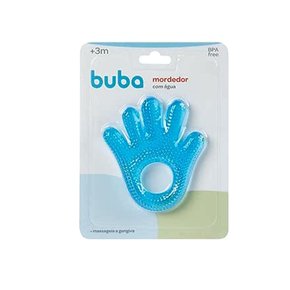 Mordedor para Bebê de Água Mãozinha Azul Buba