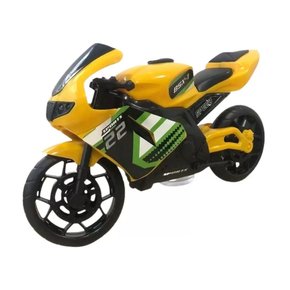 Moto Amarela BSX1 Sem Fricção BS Toys