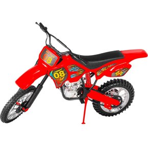 Moto de Trilha Big Cross Vermelha BS Toys