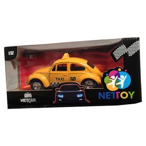 Netcar Táxi Fusca de Metal com Fricção Nettoy