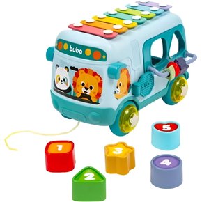 Ônibus De Atividades Com Xilofone e Chocalho Buba