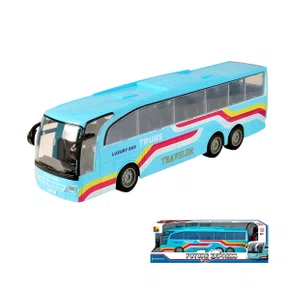 Ônibus Future Express Azul Claro Cks Toys