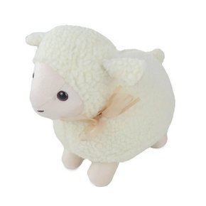 Ovelhinha De Pelúcia Com Laço 27cm Brumar