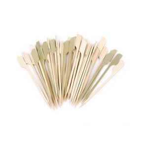 Palito Em Bambu Golf Para Petiscos C/10 Unidades Silver Festas