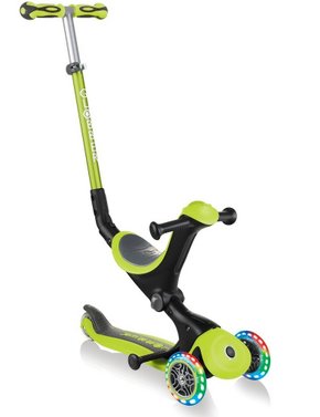 Patinete 3 Rodas Globber Go Up Deluxe Lights Verde