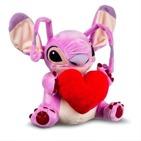 Pelúcia Angel Coração Com Mecanismo Luz e Som Multikids