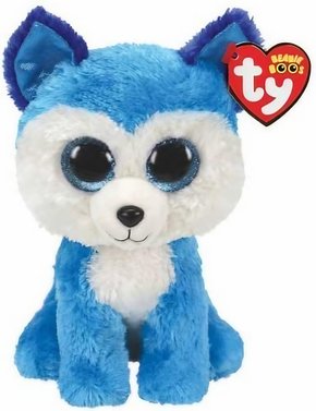 Pelúcia Ty Beanie Boos Cachorro Husky Prince 16cm Toyng