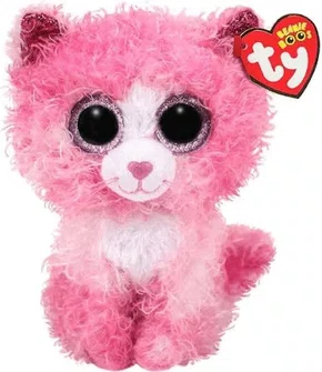 Pelúcia Ty Beanie Boos Gatinha Reagan 16cm Toyng