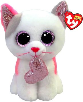Pelúcia Ty Beanie Boos Gatinha Milena 16cm Toyng