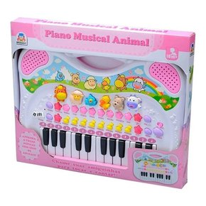 Piano Musical Animal Rosa Braskit