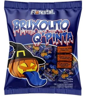 Pirulito Bruxolito Pinta a Língua 500g Florestal
