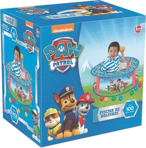 Piscina de Bolinha Patrulha Canina 100 Bolinhas Lider