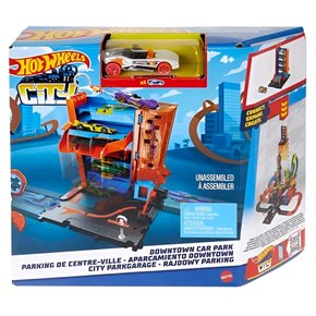Pista Hot Wheels City Downtown Estacionamento