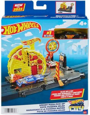 Pista Hot Wheels City Pizzaria Veloz Mattel