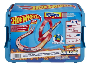 Pista Hot Wheels Track Builder Acrobacias de Fogo Mattel