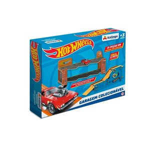 Playset Garagem Colecionável Hot Wheels Xalingo