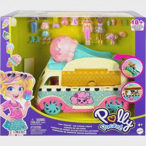 Polly Pocket Caminhão de Sorvete Mattel