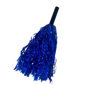 Pompom Metalizado Azul Royal C/1 Unidade Badulake