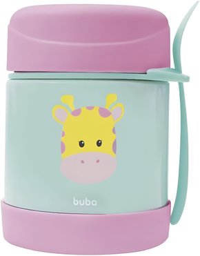 Pote Térmico C/ Talher Buba Animal Fun Girafa