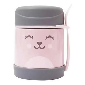 Pote Térmico Inox Gummy Rosa Buba