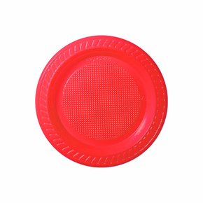 Prato Descartável Festinha 15cm Vermelho C/10 Copobras Prato Descartável Festinha 15cm Vermelho C/10 Copobras