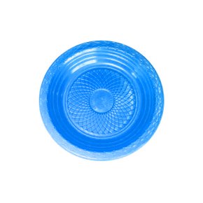 Prato Descartável Sobremesa Azul Claro C/10 Unidades Forfest