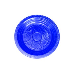 Prato Descartável Sobremesa Azul Escuro C/10 Unidades Forfest