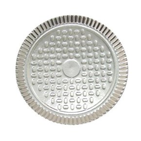 Prato Redondo Laminado Prata Número 7 Deskart