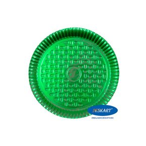 Prato Redondo Laminado Verde Número 5 Deskart