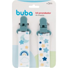 Prendedor de Chupeta Estrela Azul Buba
