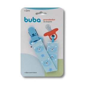 Prendedor de Chupeta Ursinho Azul Buba