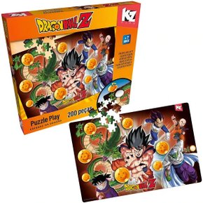 Quebra Cabeça 200 Peças Dragon Ball Z Puzzle Play Elka